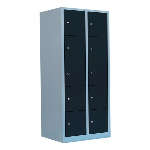 L�llmann Spind, 2x5, Stahl