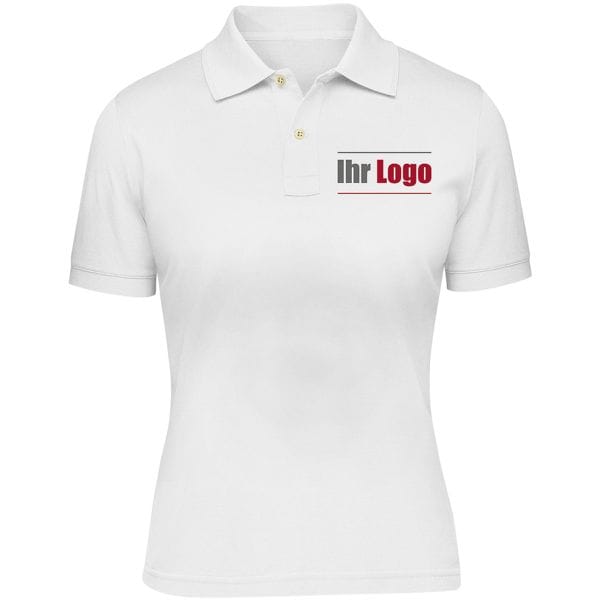 Poloshirts Damen mit Ihrem Logo Brust links Gre L