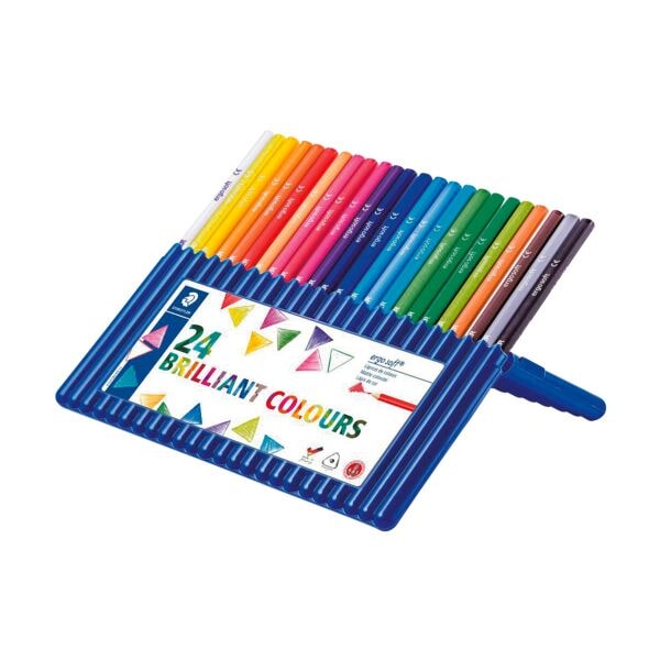 Staedtler 24er-Pack Buntstifte ergosoft® 157 farbsortiert