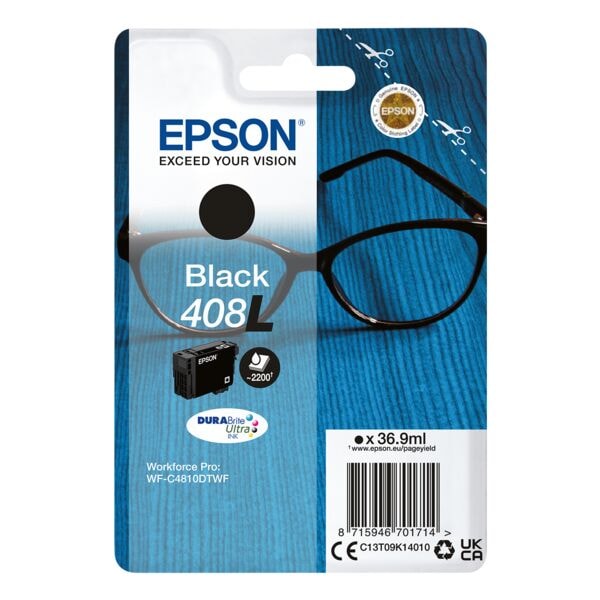 Epson Tintenpatrone 408L (C13T09K14010) schwarz