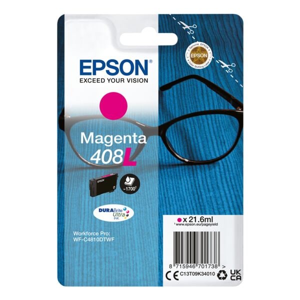 Epson Tintenpatrone 408L (C13T09K34010) magenta