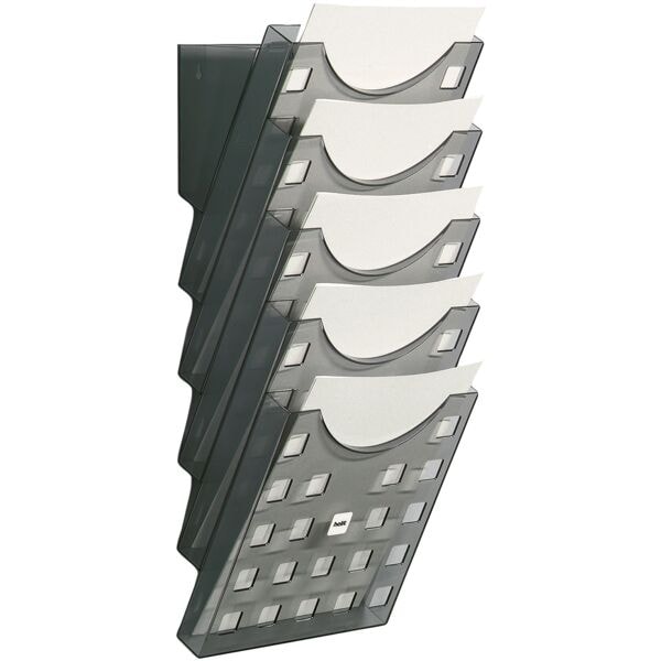 helit Wandprospekthalter the grid wall H61031 5 Fcher