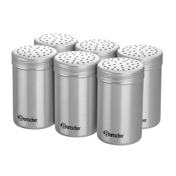 Bartscher Salzstreuer 300 ml aus Aluminium im 6er-Pack