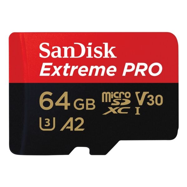 SanDisk microSDXC-Speicherkarte mit Adapter Extreme 64 GB