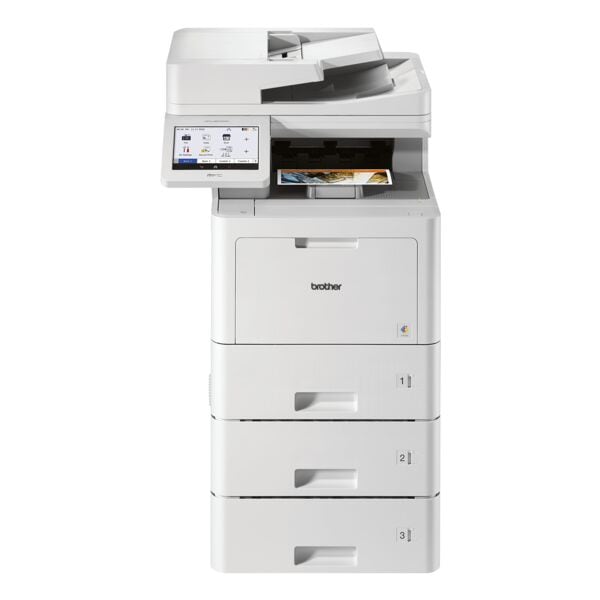 Brother MFC-L9670CDNTT Multifunktionsdrucker A4 Farb-Laserdrucker mit LAN und NFC