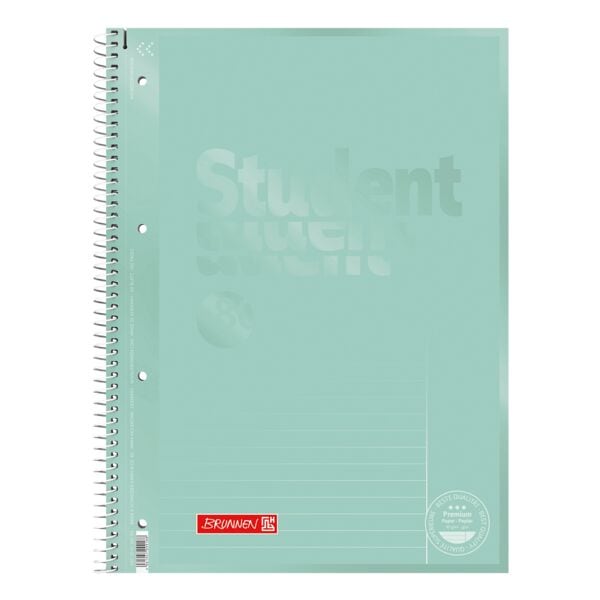 Collegeblock Brunnen Premium Student Colour Code A4 liniert, 80 Blatt