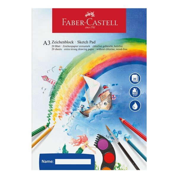 Faber-Castell Zeichenblock A3 - 20 Blatt
