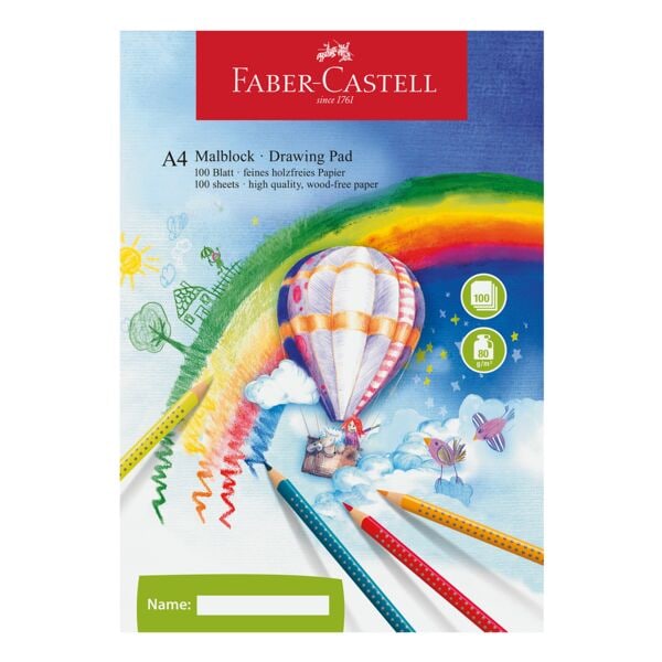 Faber-Castell Malblock A4 - 100 Blatt
