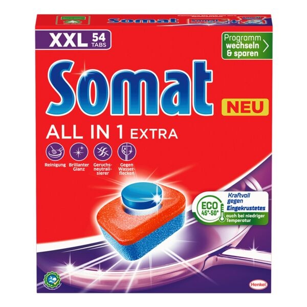 Somat 54er-Pack Splmaschinentabs All in 1 Extra