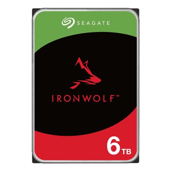 Seagate IronWolf 6 TB, interne HDD-Festplatte mit NAS, 8,9 cm (3,5 Zoll)