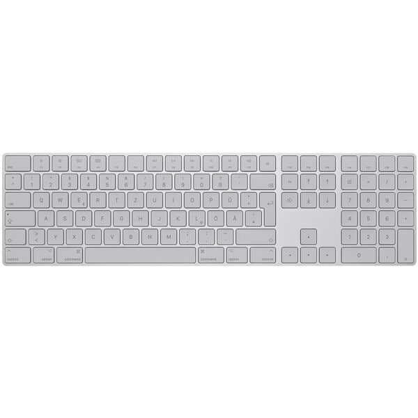 Apple Kabellose Tastatur Magic Keyboard wei / silberfarben