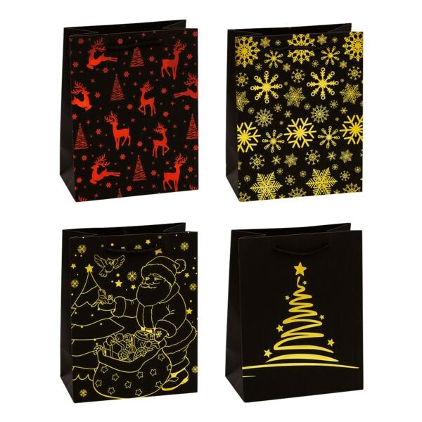 TSI 12er-Pack Geschenktaschen �Premium Weihnachten - Mittel�