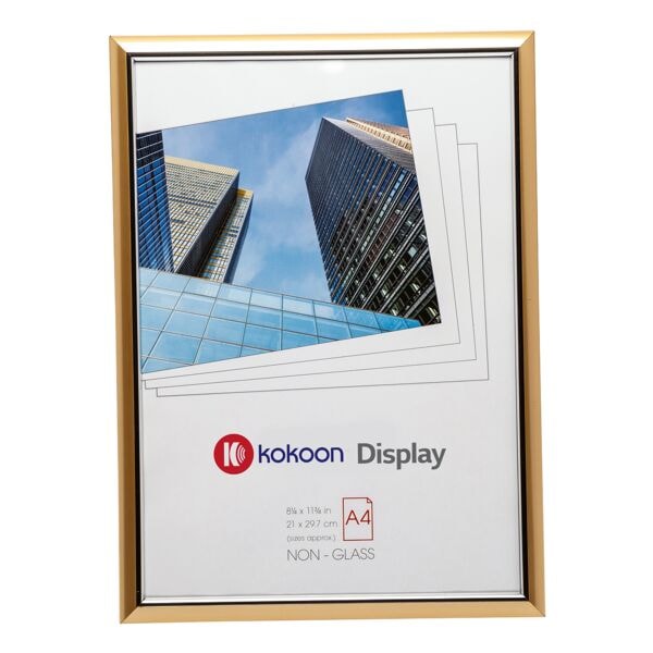 kokoon Display Bilderrahmen A4 Backloader, PVC