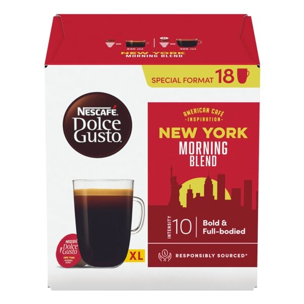Nescafe 18er-Pack Kaffeekapseln Dolce Gusto - New York Morning Blend