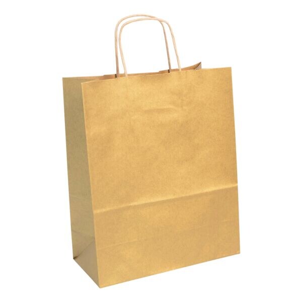 Clairefontaine 25er-Pack Geschenktasche aus Kraftpapier gold 22 x 10 x 27 cm