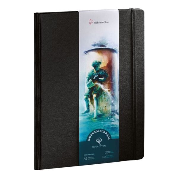 Hahnem�hle Hardcover Aquarellbuch �Watercolour Book� A5 30 Blatt
