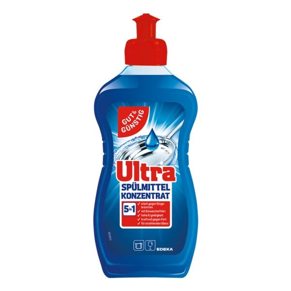 Gut und Günstig Spülmittel »Ultra« Spülmittelkonzentrat 500 ml Gut und Günstig Spülmittel »Ultra« Spülmittelkonzentrat 500 ml