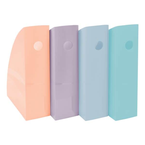 EXACOMPTA 4er-Set Stehsammer Mag-Cube Aquarel farbig sortiert