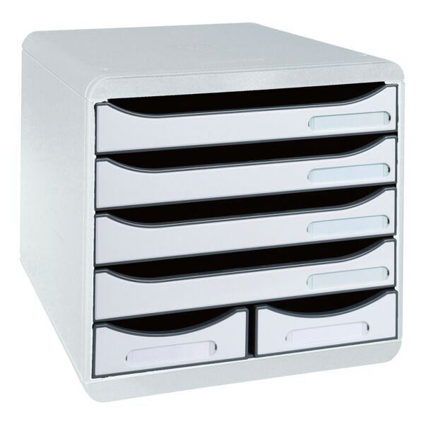 EXACOMPTA Schubladenbox Big-Box Maxi 6 Schbe