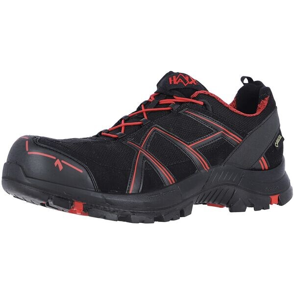 HAiX Sicherheitshalbschuhe S3 SAFETY 40.1 low Black Eagle rot Gre 42 (UK 9)