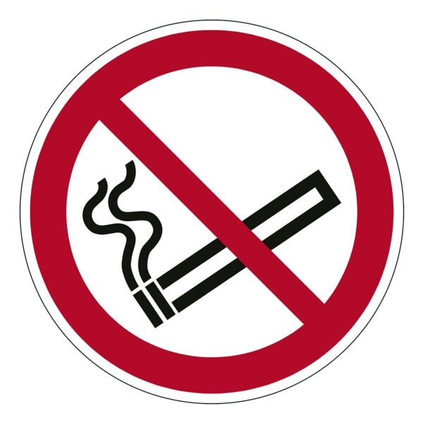 Durable Verbotsaufkleber Rauchen verboten  43 cm