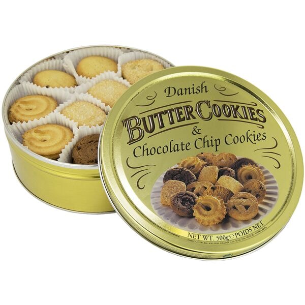 Dnische Butter Cookies & Chocolate Chip Cookies 500 g