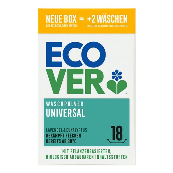 ecover Waschpulver Konzentrat Universal 18 WL