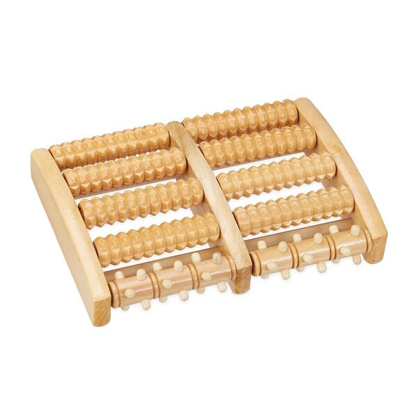 relaxdays Fumassageroller aus Holz