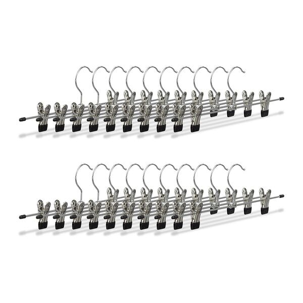 relaxdays Metallkleiderbgel 20er-Pack