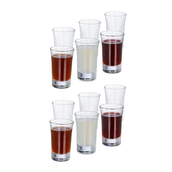 relaxdays Schnapsglser 4cl im 12er Set