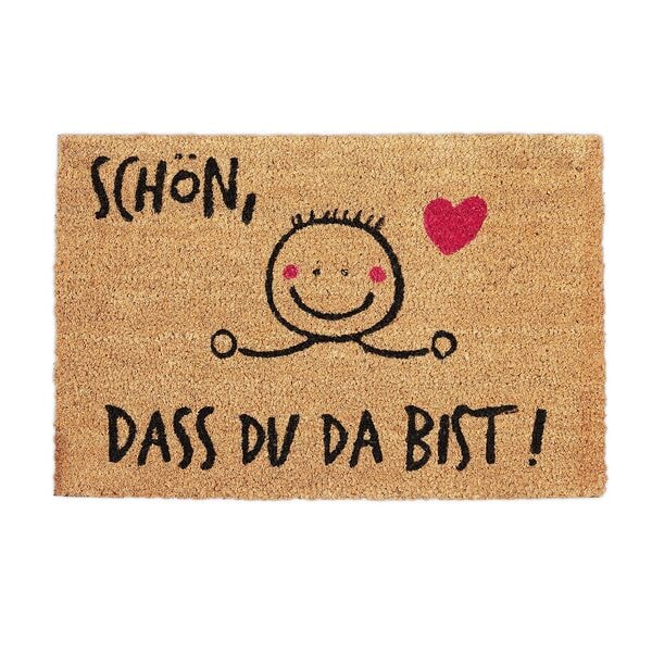 relaxdays Fumatte Kokos SCHN DASS DU DA BIST