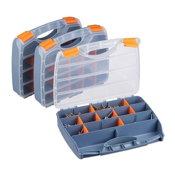 relaxdays Sortierbox 3er Set