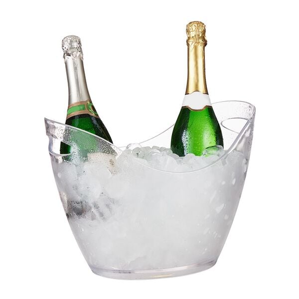 relaxdays Getränkekühler transparent 6 Liter