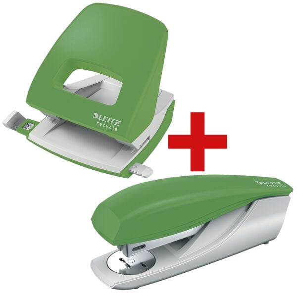 LEITZ Locher und Tacker Broset Recycle NeXXt 5003 / 5604 30 Blatt
