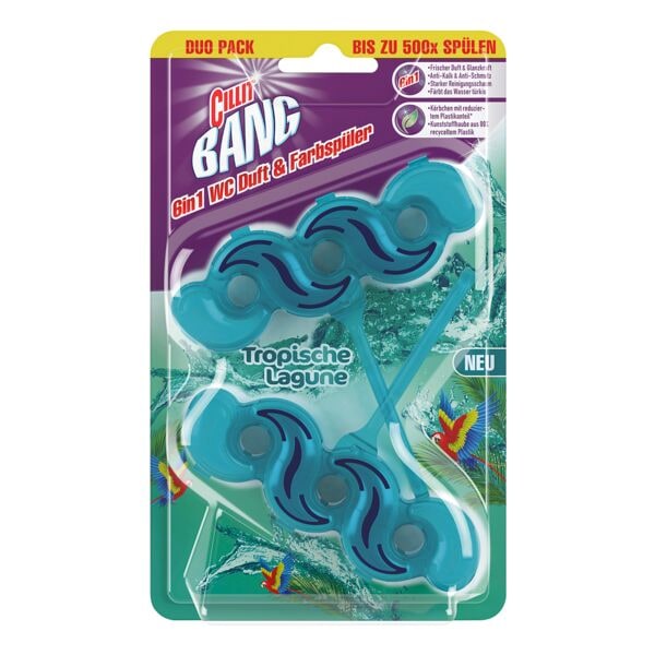 CILLIT BANG 2er-Pack WC-Duftspler Tropical Lagune