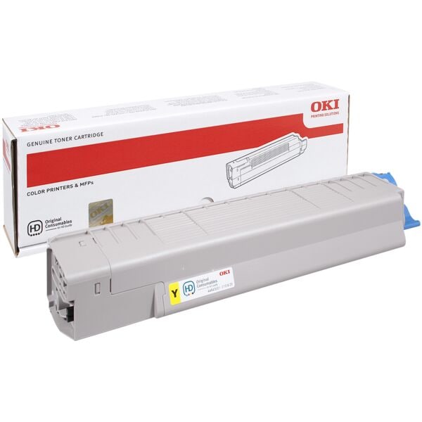 OKI Toner »44643001« gelb