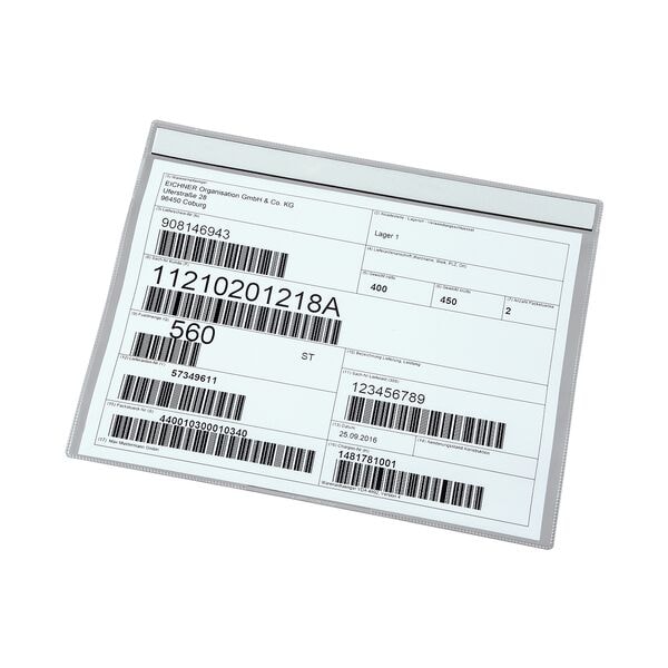 EICHNER 50 Einstecktaschen mit Magnetstreifen - A4 quer