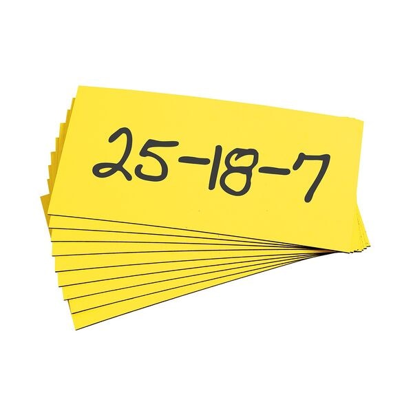 EICHNER 2x 100er-Pack Magnet-Lagerschild 50 x 100 mm EICHNER 2x 100er-Pack Magnet-Lagerschild 50 x 100 mm