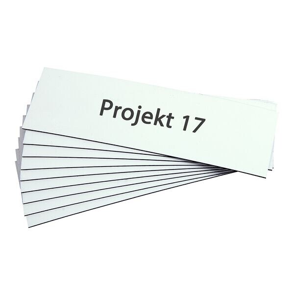 EICHNER 2x 100er-Pack Magnet-Lagerschild 30 x 150 mm