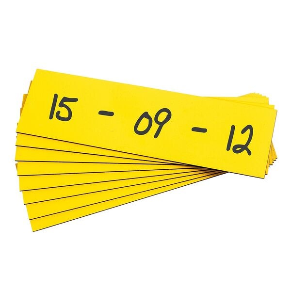 EICHNER 2x 100er-Pack Magnet-Lagerschild 40 x 100 mm