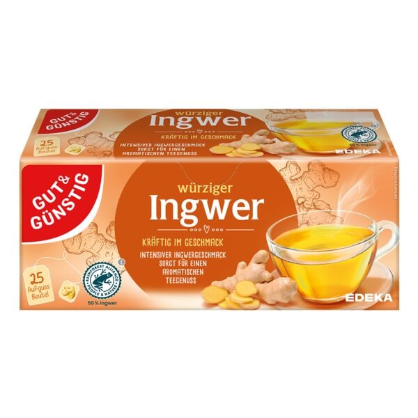 Gut & Gnstig Ingwer Tee 25 Tassenportionen - Bei OTTO Office gnstig  kaufen.