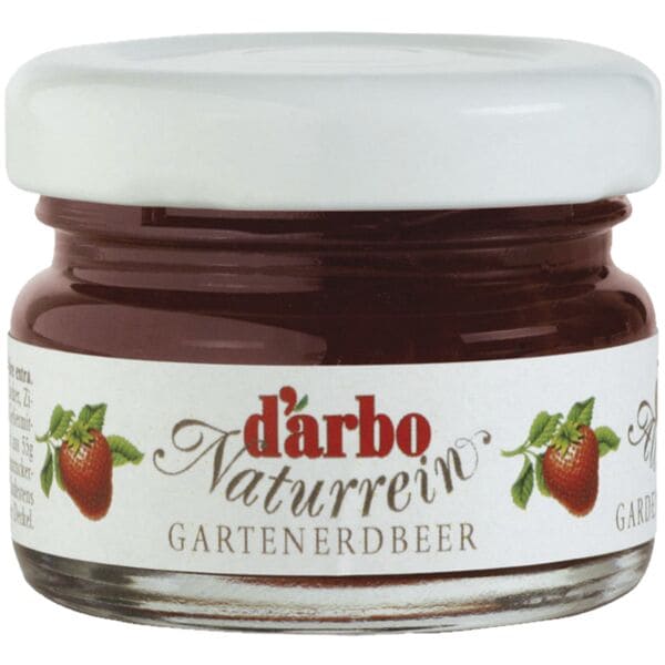 d’arbo 60er-Pack Konfitüre »Naturrein Erdbeer« 28 g d’arbo 60er-Pack Konfitüre »Naturrein Erdbeer« 28 g