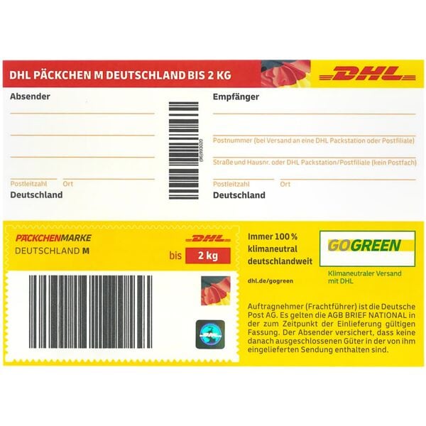 Deutsche Post DHL Pckchenmarke M Deutschland bis 2 kg selbstklebend