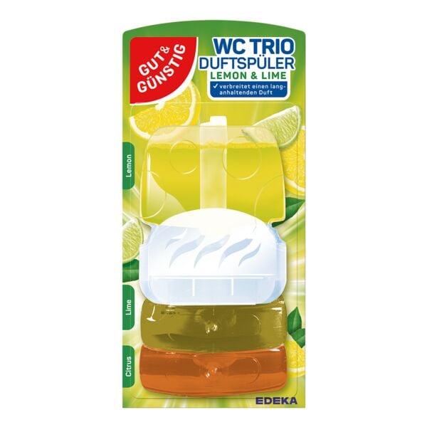 Gut und Gnstig WC Duftspler WC Trio Lemon & Lime 3x 55 ml