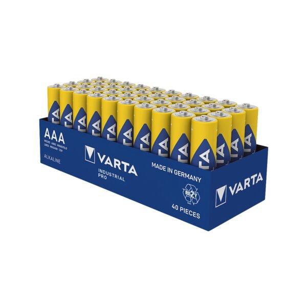 Varta 40er-Pack Batterien Alkaline INDUSTRIAL PRO Micro AAA 