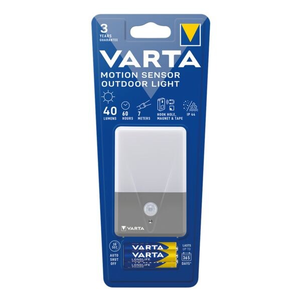 Varta Auenleuchte mit Bewegungsmelder Motion Sensor Outdoor Light