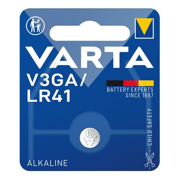 Varta Knopfzelle V3GA/LR41 1,5 V