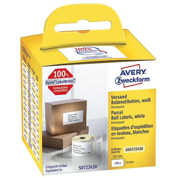 Avery Zweckform Rollenetiketten AS0722430