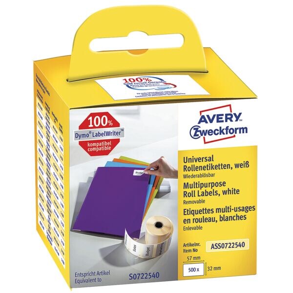 Avery Zweckform Rollenetiketten »ASS0722540«