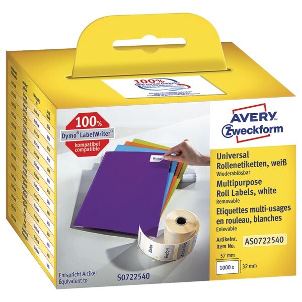 Avery Zweckform Rollenetiketten »AS0722540«